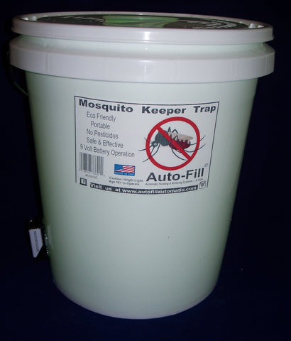 Mosquito Keeper Trap System 5 gallon 9 Volt Portable by Auto-Fill©