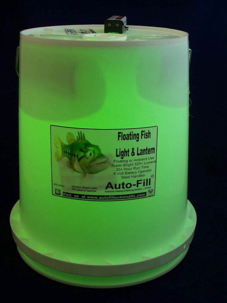 Floating Fish CRAPPIE Attracting Light & Lantern 5 Gallon by Auto