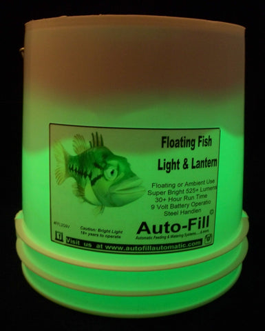 Floating Fish Light – Auto-Fill Automatic Feeding & Watering Systems