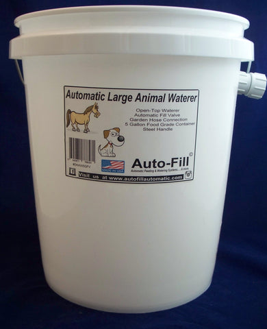 Auto-Fill© Automatic Large Animal Pig Waterer 5 Gallon Open-Top Garden Hose Connection